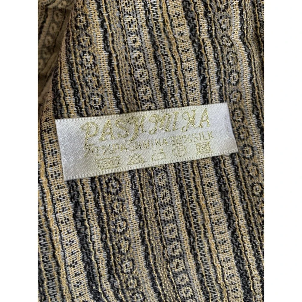Paisley Pashmina Scarf Women Multicolor Woven Fringe Shawl Colorful Cozy 68